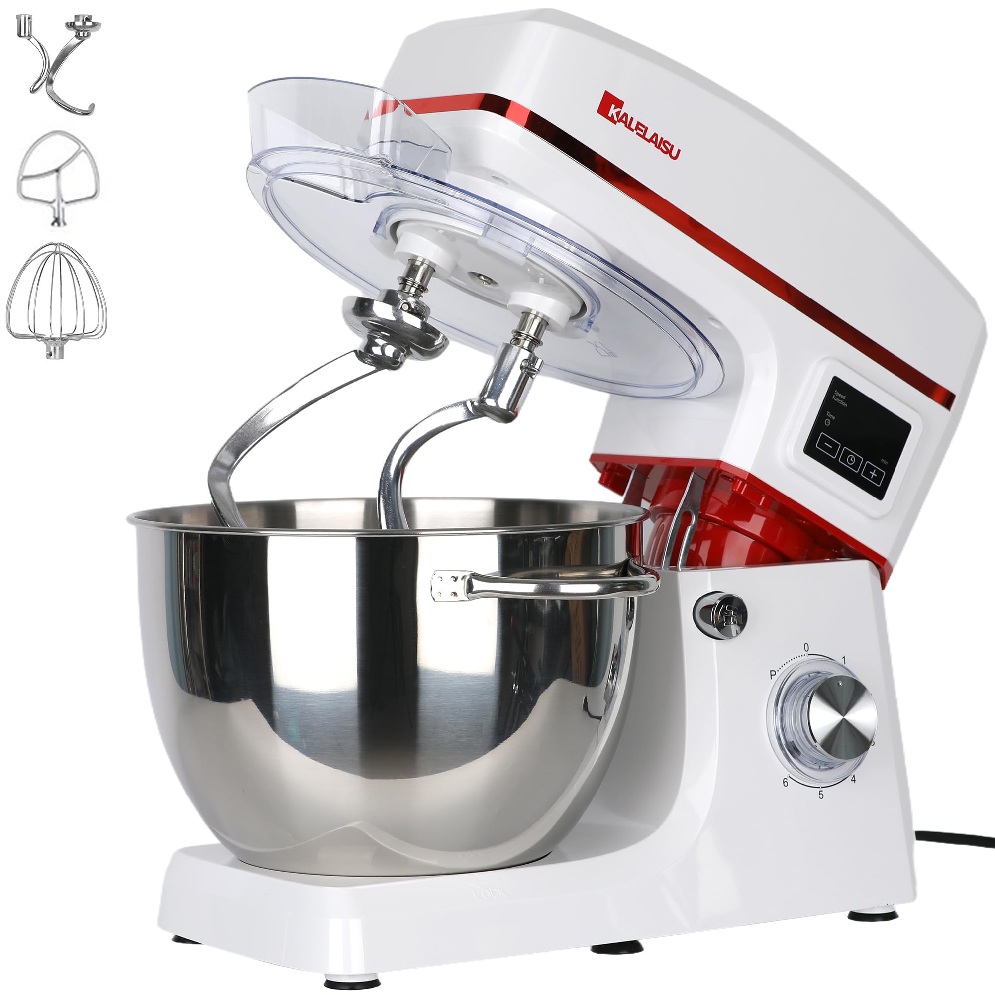 スタンドミキサー ダブルボウル 大容量 卓上ミキサー 10段階調節 多機能 Amazon | スタンドミキサー 業務用スタンドミキサー 10L大容量ボウル